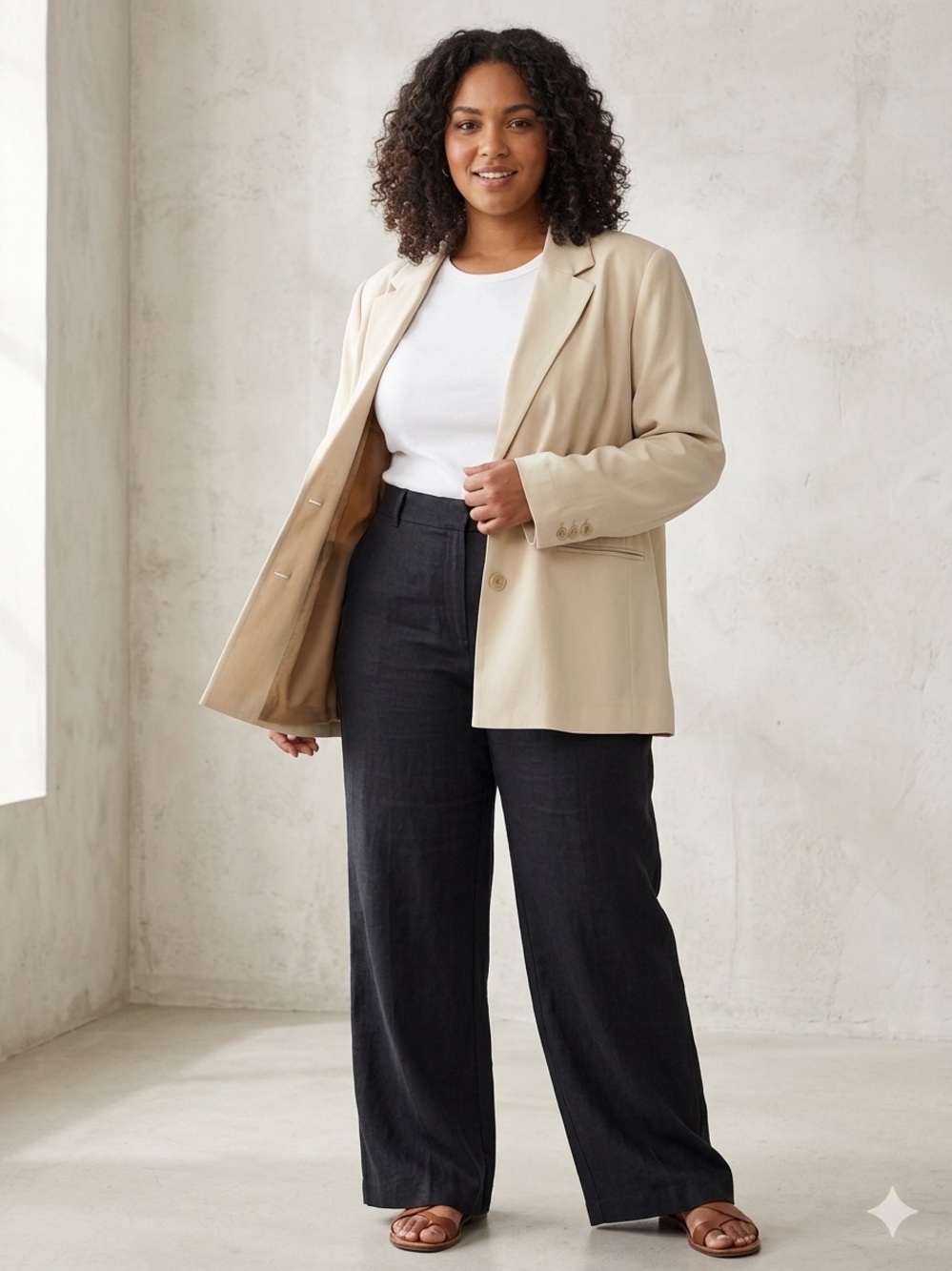 NWT Pure & Simple Monaco Blazer.  Size L. 
Colour Beige.